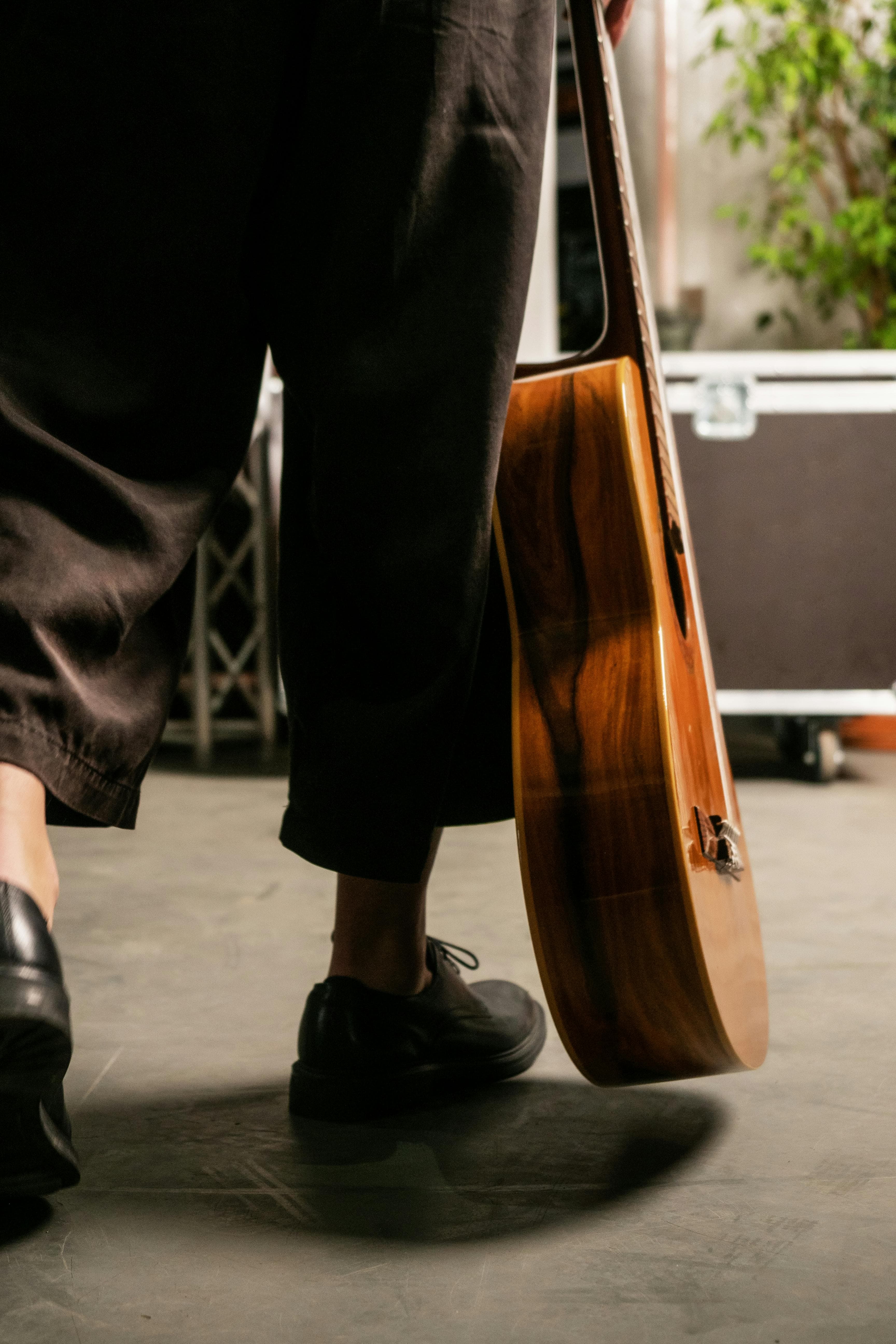 Artist performing